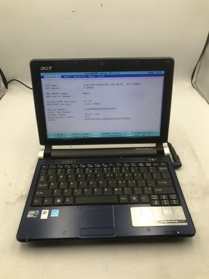 ACER ASPIRE ONE KAV60 - BOOTS TO BIOS - INTEL ATOM A270 - NO RAM - READ DESC -BB