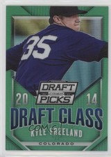 2014 Panini Prizm Perennial Draft Picks Class Green 26/35 Kyle Freeland #7 1b9