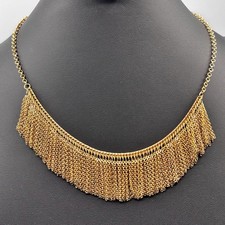 Vintage Stella And Ruby Gold Tone Necklace  F...