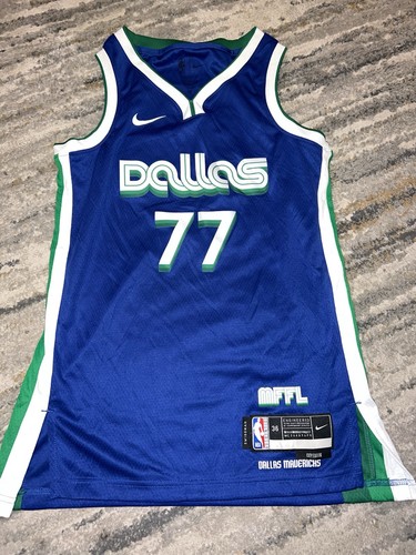 Luka Doncic #77 Dallas Mavericks Nike Swingman City Edition Jersey Size XS 36