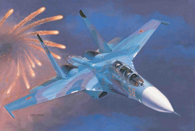 Trumpeter 01645 RUSSIAN SU-27UB FLANKER C FIGHTER 1:72 Modellbausatz