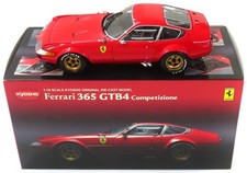 Kyosho 1/18 Ferrari 365 GTB4 Competizione Red No Livery Model Car