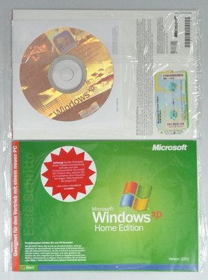 Microsoft Windows XP Home - SB/OEM mit CD - inkl. SP2 - Deutsch -