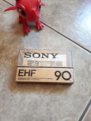 SONY EHF 90  Vintage Audio Cassette Blank Tape Sealed  Japan Type II Ultra Rare