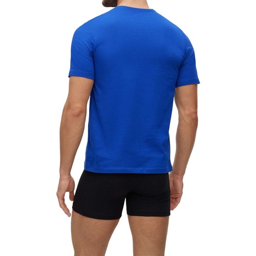 BOSS Herren T-Shirts Rundhals Shirt kurzarm Farbwahl reine Baumwolle 3er Pack - Afbeelding 10 van 48