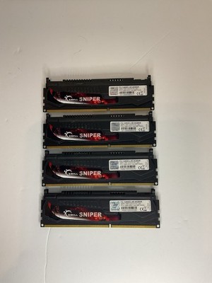 G.Skill PC3-12800 8 GB (x4) DIMM 1600 MHz DDR3 SDRAM Memory (F3-12800CL9D-8GBSR)