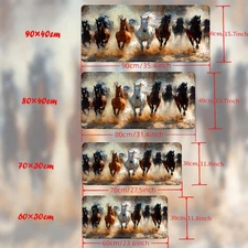 40*90cm Extra Large Gaming Mouse Pad & Desk Mat - Non-Slip Surface, Dynamic Runn