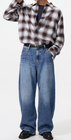 UNIQLO Jersey Barrel Silhouette Jeans High Quality Materials NEW XS-4XL