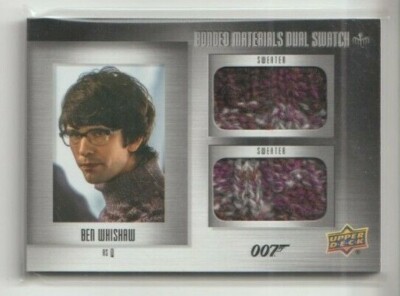 James Bond Villains & Henchmen Bonded Materials Wardrobe Card Ben Whishaw #BM30