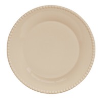 Speiseteller Tiffany Beige Creme Rund D. 26Cm Aus Porzellan Easy Life Wa