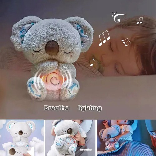 Breathing Bear Soothing Koala Plush - Music, Sound & Light Sleep Toy, Gifts - Picture 3 of 12