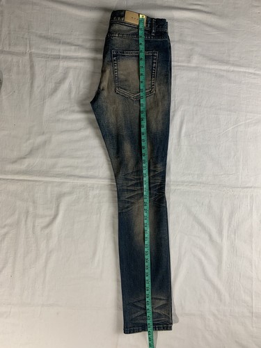 MNML Distressed Jeans Sz 33 (Actual Meas 34x32) 98% Cotton 2% Spandex (Stretch) - Picture 12 of 12