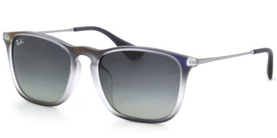 Authentic Ray Ban Chris 4187f 622311 Sunglasses Violet Grey