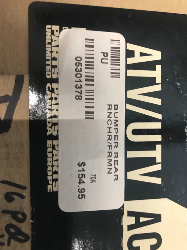 Para-choque traseiro A1E Honda Rancher 420 2014-2017 140530-1378 Moose NOVO - Imagem 4 de 4