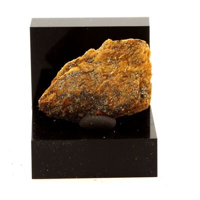 Steine und Mineralien. Schiefer. 19,7 ct. Eastern Metals Mine, Québec, Kanada.