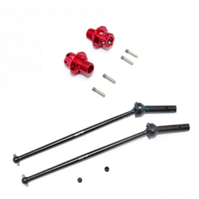 NEW GPM Racing Alum Rear CVD+13mm Hex Red : Arrma Kraton / Outcast
