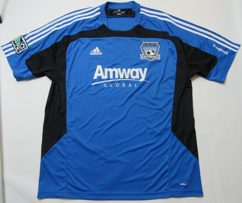 San Jose Earthquakes SOCCER Training shirt jersey ADIDAS 2009 MLS adult  SIZE XXL