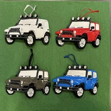 Jeep Personalized Christmas Ornament