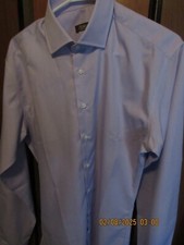 i Tailor Purple Cotton Blend Dress Shirt 16-32/33
