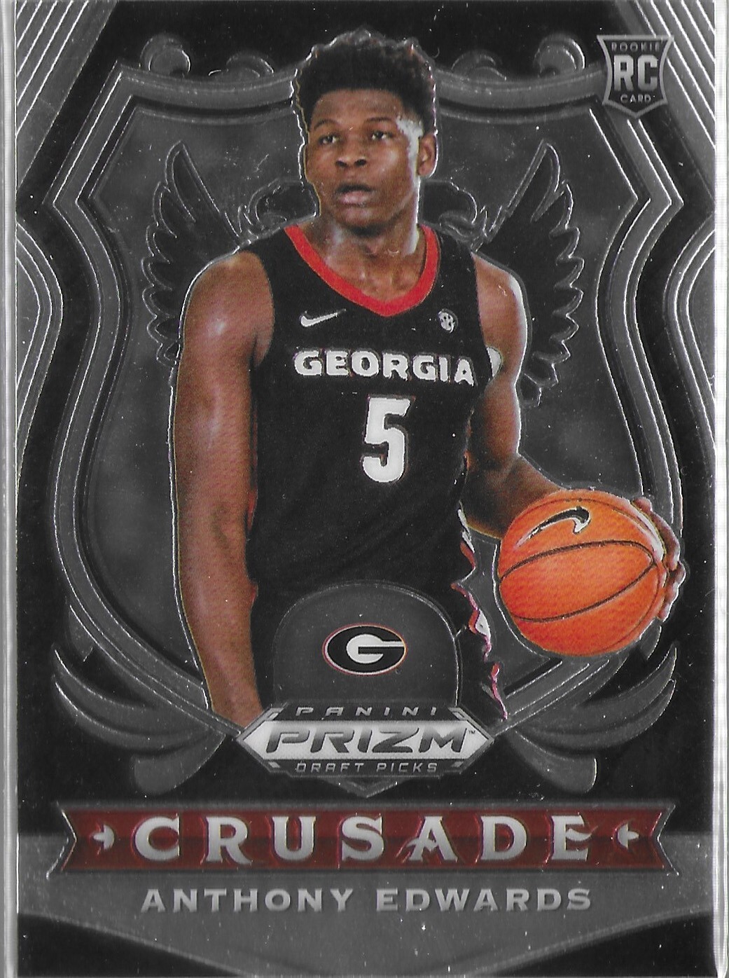 Anthony Edwards 2020 Panini Prizm Draft Picks #81 Crusade