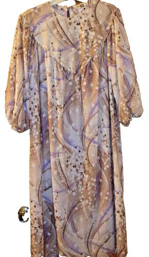 Robe City Trends Pour Juniors - Taille 7 - Marron Et Bleu Marine