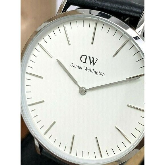 Daniel Wellington Men's Watch DW00100020 Silver 41mm White Dial