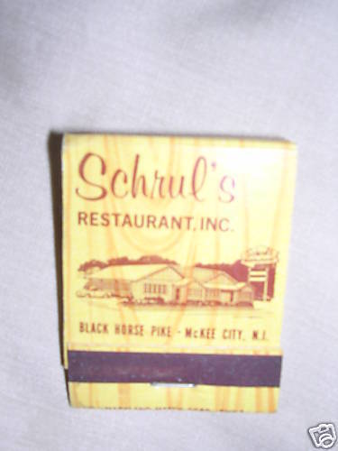 Schrul's Restaurant, Inc. - Matchbook - - Picture 1 of 1
