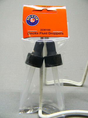 LIONEL LIQUID SMOKE FLUID DROPPERS 2 PACK mth bachmann locomotive 2230100 NEW