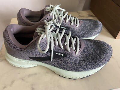Brooks Women's Launch Sparkle Green Running Shoes Sz