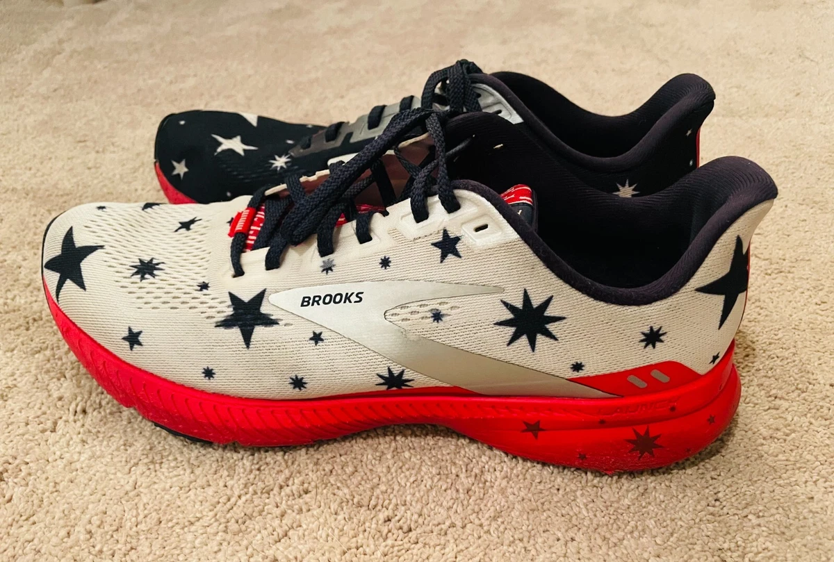 Launch 8 4th or July American Flag Brooks Running Shoes Size 12.5 | eBay