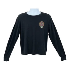 Dirtee Laundry Dia de Los Muertos T-shirt Womans M Black Graphics Sugar Skull