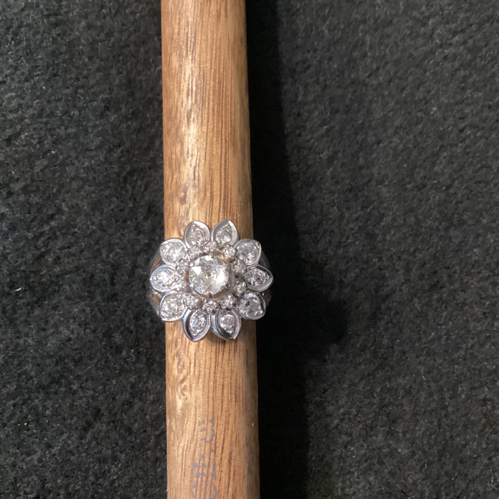 antique diamond ring - image 8