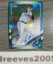 2021 Topps Chrome - Tucker Davidson RC - Auto - Aqua Refractor /199 - # RA-TD