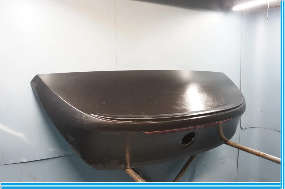 04-07 BMW 645Ci 650i E63 E64 maletero puerta levadiza tapa panel conjunto negro OEM Foto 2 de 4