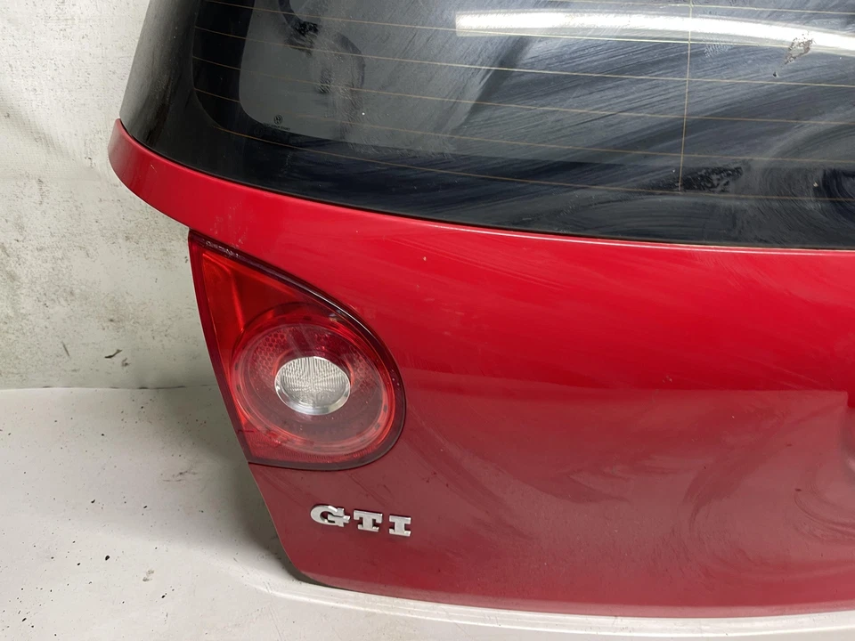 06-09 Volkswagen GTI Golf Trunk Decklid Red Oem Tested Full Assembly ! Foto 2 de 4