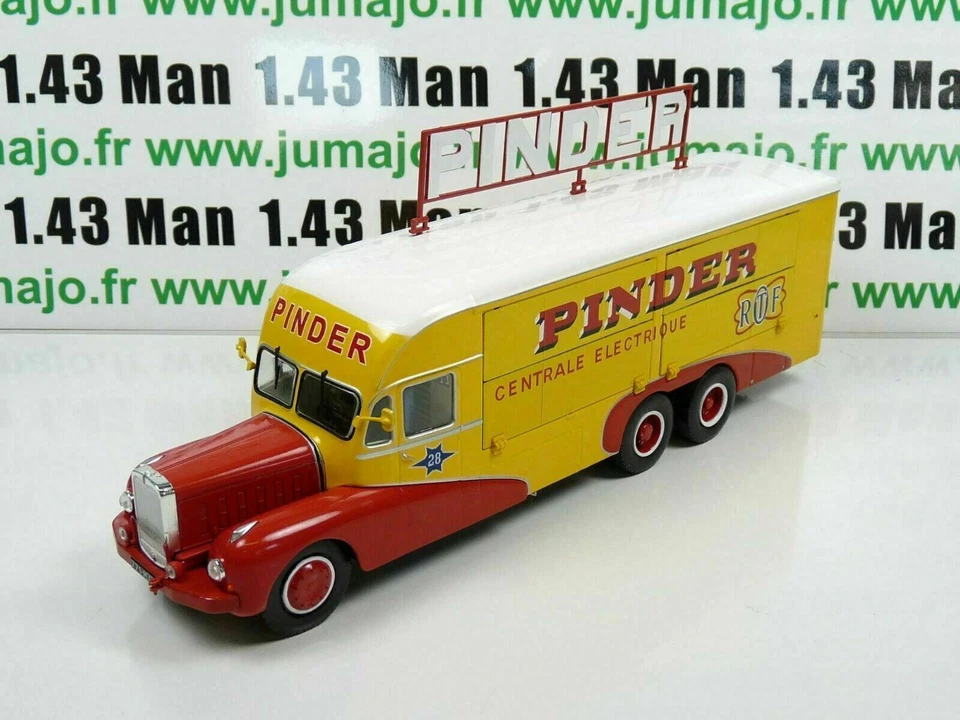 PIN1 1/43 IXO CIRQUE PINDER : Camion BERNARD 28 centrale electrique 1951 - Photo 2/4