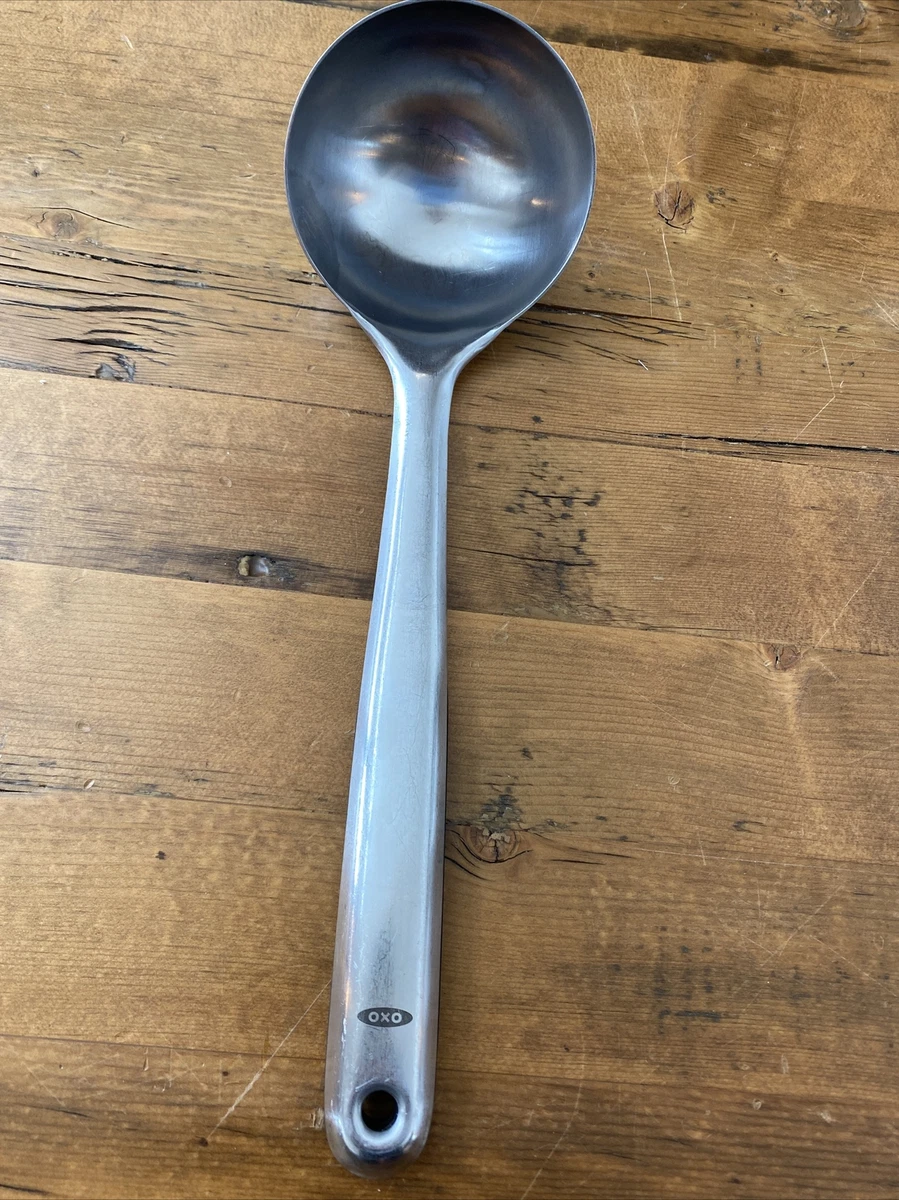 OXO Good Grips Brushed Stainless Steel Soup Pot Ladle Silver