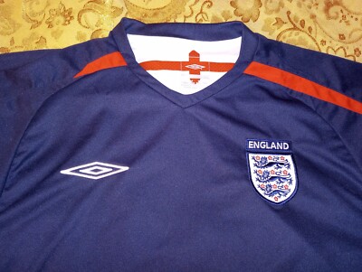 Soccer Umbro Jersey Polo Sport Shirt England National Team Sz
