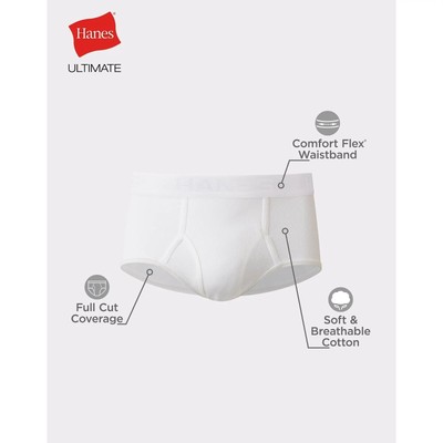 Hanes Ultimate Herren Slip 7er Pack – Comfort Flex Bund, Ringgesponnene Baumwolle