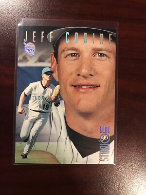 1996 LEAF STUDIO SILVER PRESS PROOF PARALLEL #8 JEFF CONINE MARLINS SP 1/100