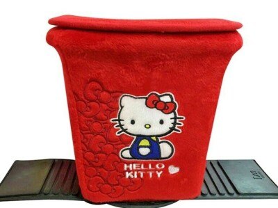 Hello Kitty general holder/bin for car I'm kitty Red Collection new