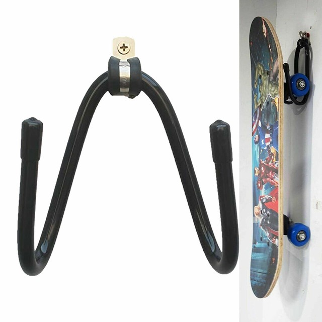 2x Universal Skateboard & Scooter Wall Hanger Rack Mount decks longboard display eBay