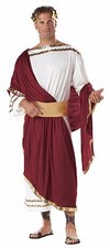 Caesar Roman Emperor Spartan 300 Greek Adult Toga Costume