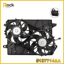 Radiator Cooling Fan Dual Fan 6.1l Or 6.4l For 09-14 Chrysler 300 Srt8 Dodge