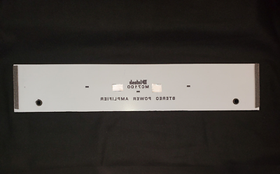 Original McIntosh MC7100 (WIDE) glass faceplate with panlock holes