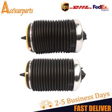 2pcs Rear Left & Right Air Suspension Springs For Audi A6 A7 C7 S7 4G 3.0L 4.0L