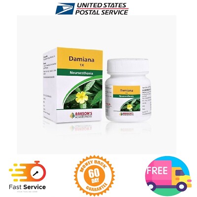 Bakson Homeopathic DAMIANA 1X (50 Tablets)
