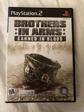 Brothers in Arms: Earned in Blood (Sony PlayStation 2, 2005) CIB Complete in Box