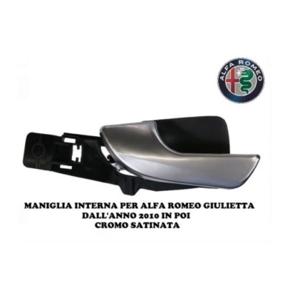 STARKIT PERFORMANCE Maniglia Porta Interna Per Alfa Romeo Giulietta (2010+) - Posteriore Sinistra Cromata - 156092163 - 3