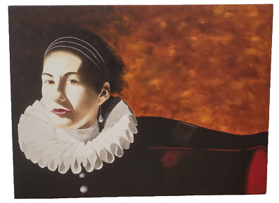 Morton Goode Jackson Original Acrylic on Canvas Painting ''Noblesse Oblige''